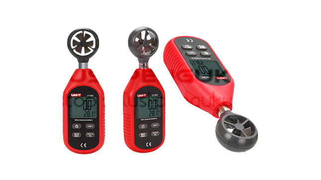 Alat Ukur Kecepatan Angin Mini AMTAST UT363